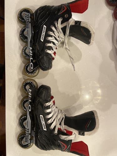 Junior Bauer Regular Width Size 3 (US Size 4) Vapor XR300 Inline Skates