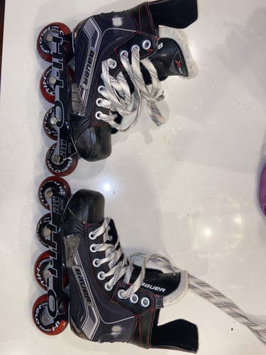 Junior Bauer Regular Width Size 1 (US Size 2)Vapor X400R Inline Skates