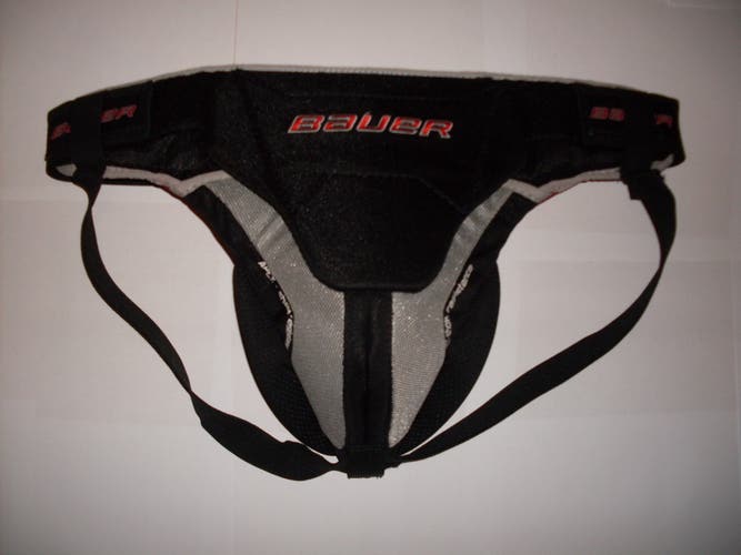 Used Bauer Sr. Apex Medium Goalie Cup