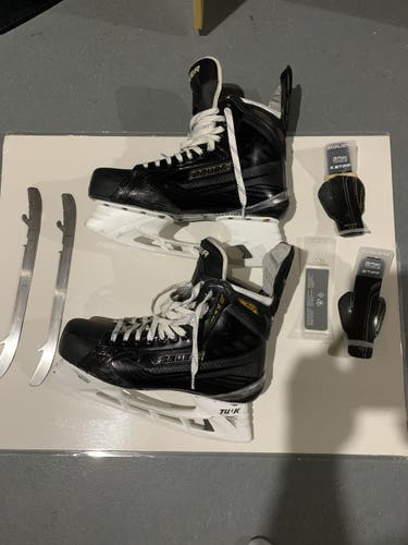 Bauer Supreme MX3 Total One Pro Stock Ice Hockey Skates Size 10.5D