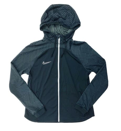 Nike Dri-FIT Strike HD Full Zip Soccer Track Jacket K Womens M Black Grey DH9153