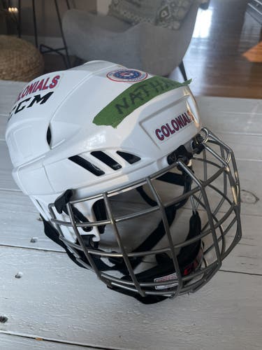 CCM Youth Hockey White Helmet - Small