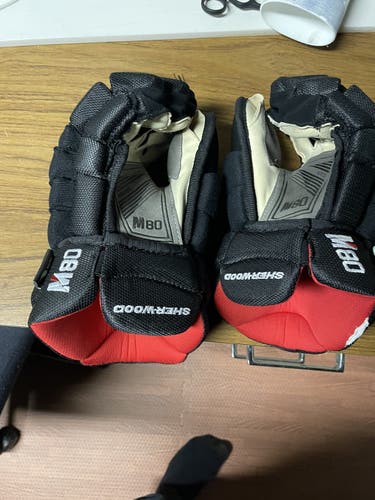 Black Senior Sher-Wood 13" Pro Stock Rekker M80 Gloves