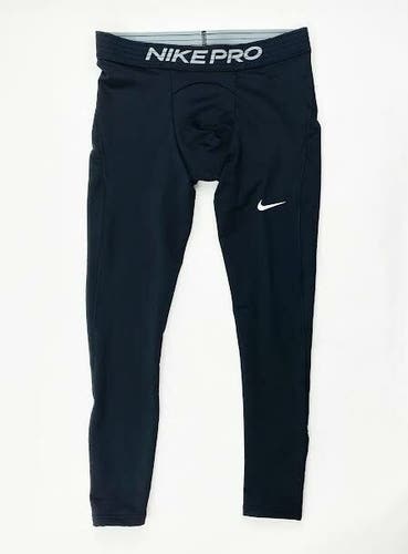 Nike Pro Warm Training Tight Men's Large Black Pant DH4802