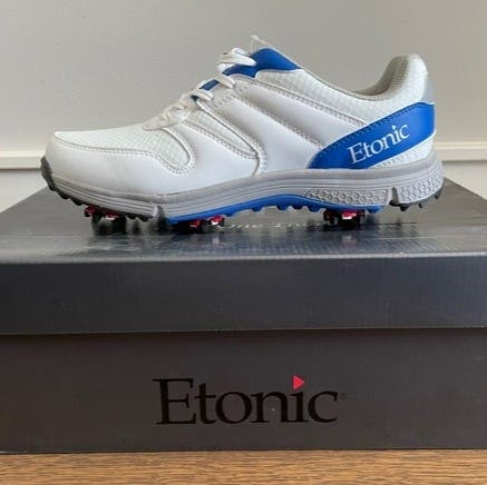 White/Blue New Unisex Size 8.5 (Women's 9.5) Golf Shoes