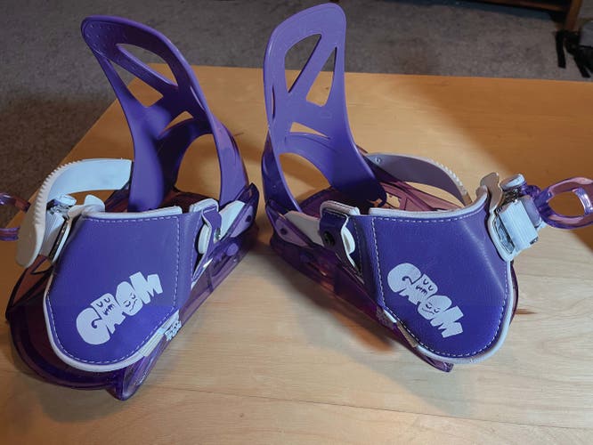Used Kid's XS Burton Grom Snowboard Bindings Freeride