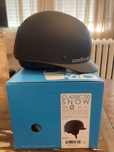 Black Unisex Small Sandbox Helmet