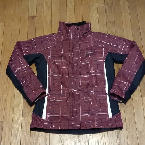 WOMENS L COLUMBIA 3-N-1 INTERCHANGE WINTER COAT JACKET