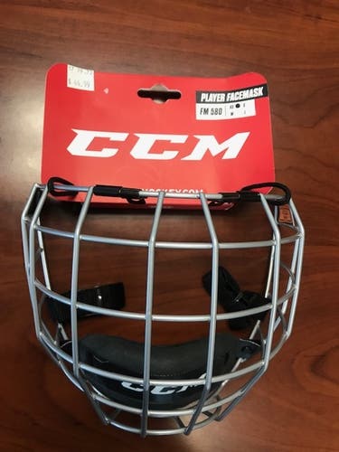 New XSmall CCM FM580 Hockey Helmet Cage-Silver