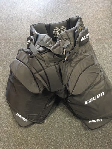 Black Senior Large Bauer  Goalie Pants