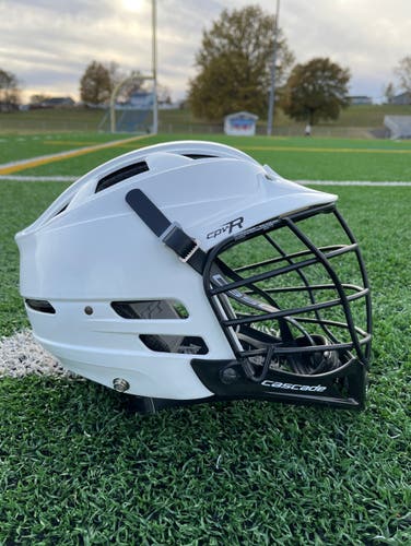 White Used Player's Cascade CPV-R Helmet
