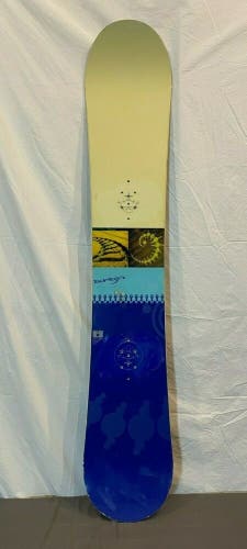 RARE 2001 Burton Frontier 163cm All-Mountain Snowboard Deck 3D Mounting Pattern