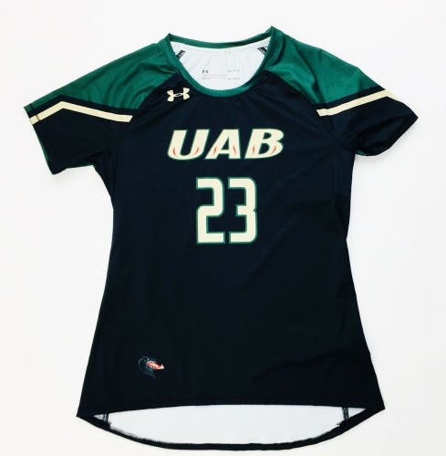 Under Armour Alabama Blazers Showtime Volleyball Jersey Girl's L Green UJVJ3SG