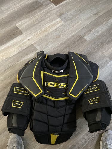 Used Medium CCM Premier R1.9 Goalie Chest Protector