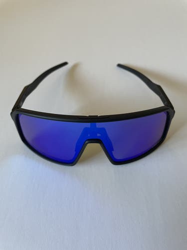 NEW Oakley Sutro Sunglasses - Black Frame w/ Blue Multilayer Lens