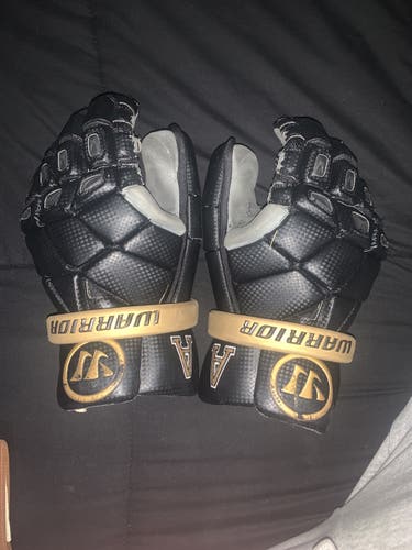 Used Army Lacrosse Warrior Goalie Gloves