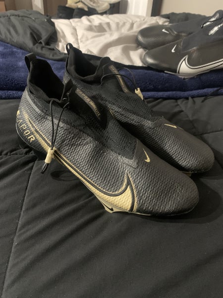 Black and Gold Nike Vapor 360 Elite Size 12