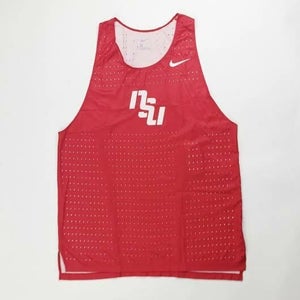 Nike NSU Digital Elite Fast Running SInglet Men's Large Red CV3015 Mesh Tank