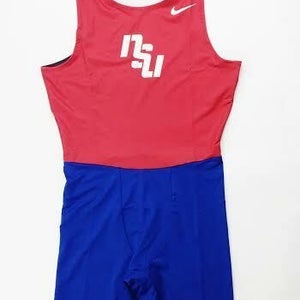 Nike NSU Digital Fast Running Unitard Men's Large Red Blue CV3079 Track