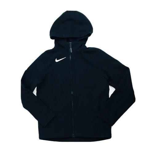 Nike Stock Therma Long Sleeve Pre-Game Full Zip Hoodie Youth M Black CT2766