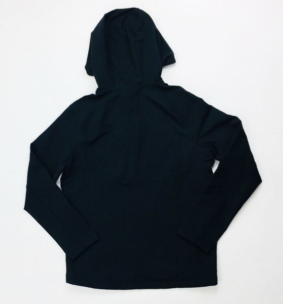 Nike Stock Therma Long Sleeve Pre-Game Full Zip Hoodie Youth M Black CT2766