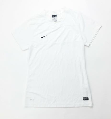 Nike Hertha Soccer Futbol Vented V-Neck Jersey Women's Medium White 456270