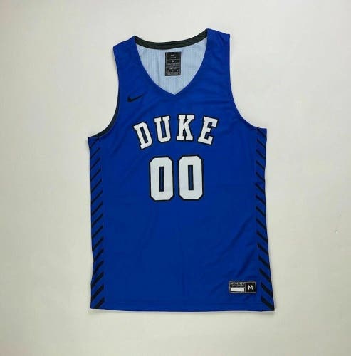 Nike Duke Hyperelite Playmaker Game Basketball Jersey Men's Medium Blue AV2071