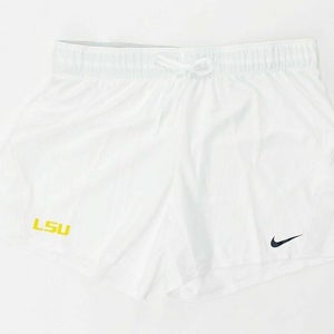 Nike LSU Tigers Sideline Gear Dry Attack Short Women's Medium White CJ1786