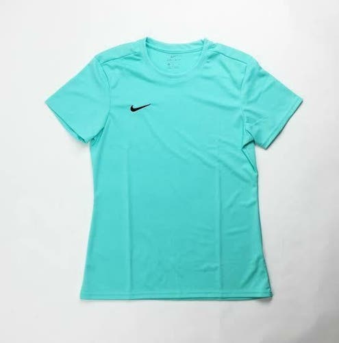 Nike US Park VII Soccer Jersey SS Futbol Shirt Women's M Sea Green BV6730