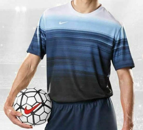 Nike DQT Soccer Game Jersey USMNT Blue 728945 Futbol Goalie White Football Shirt