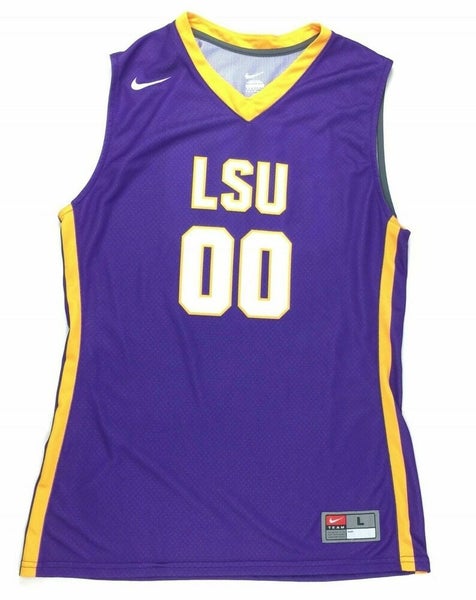 LSU Tigers Jersey Adult Large White Basketball Nike