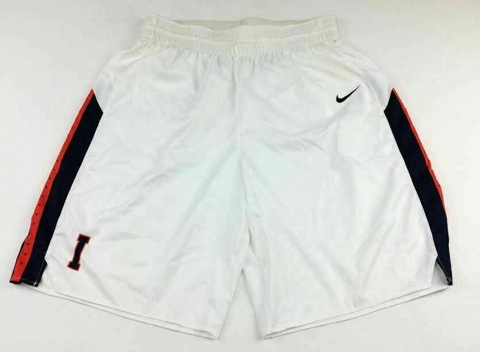 Nike Illinois Fighting Illini Hyperelite Emerge Short Men's Large White 683365