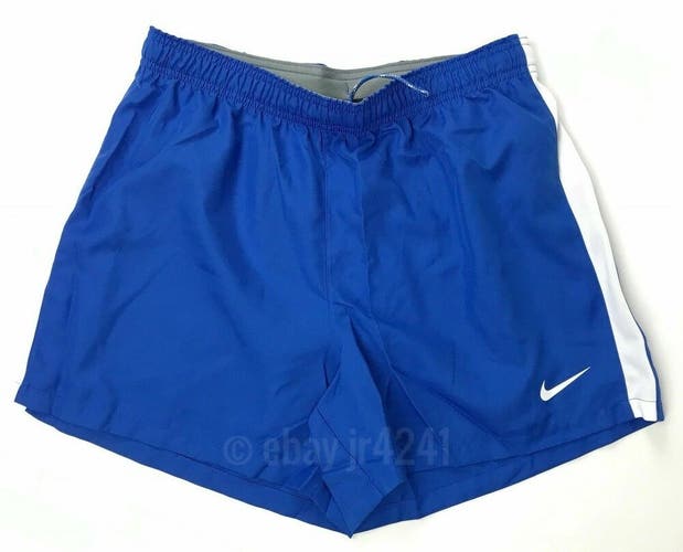 Nike Women's M Training Short Dri-Fit Running Soccer Blue White 897189
