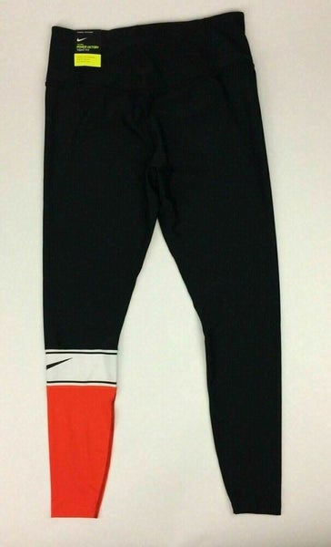 Nike Clemson Tigers Football Training Compression Pant Women's M Black AQ3544