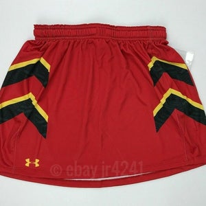 Under Armour Maryland Terrapins Armourfuse Lacrosse Kilt Women's M Red UJLKCW