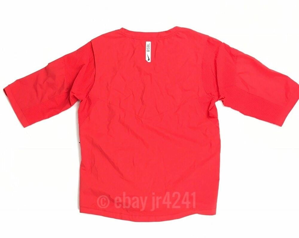 New Nike Men's L 3/4 Sleeve Hot Jacket 