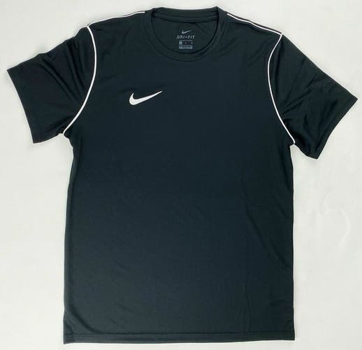 Nike Dry Park20 Short Sleeve Football Soccer Shirt Men's L Black White BV6883