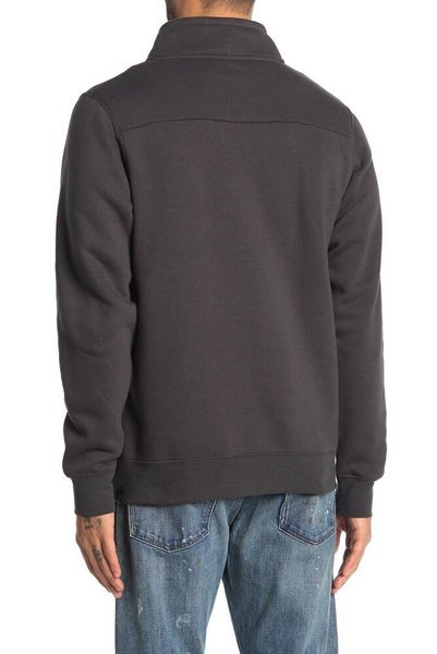 NEFF Lace Fleece Hoodie Pullover Men's XL 1/4 Zip Closure Grey