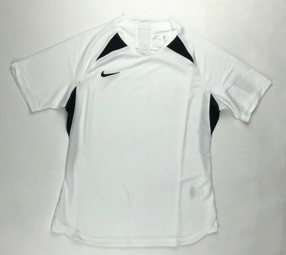 New Nike US Legend Short Sleeve Jersey Women's Medium White Black Shirt AJ1015