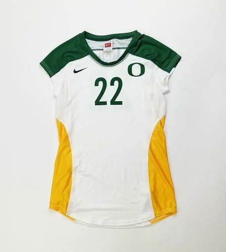 Nike Oregon State DQT 20/20 Cap Sleeve Volleyball Jersey Women's M White 378276