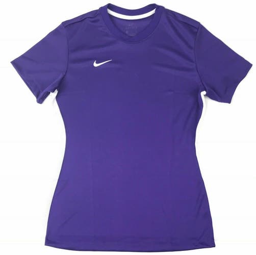 Nike Dry Short Sleeve Training Shirt Women's Medium Jersey 899947 Purple White