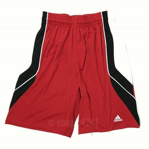 New adidas Louisville Cardinals Mi adiZero Basketball Short Men's Small Red
