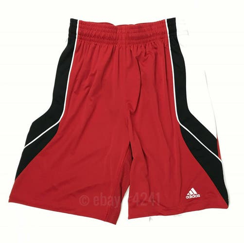 New adidas Louisville Cardinals Mi adiZero Basketball Short Men's Small Red