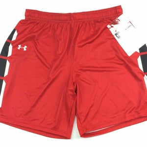 New Under Armour Maryland Terrapins Basketball Short Women's Large Red UJKSS1W