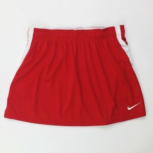 Nike Stock Lacrosse Field Hockey Skirt Kilt Women's Medium Red CT3119 Dri-FIT