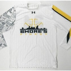 Under Armour BMore's Finest Basketball Shooting Shirt  Men's L White UJJTLSCM