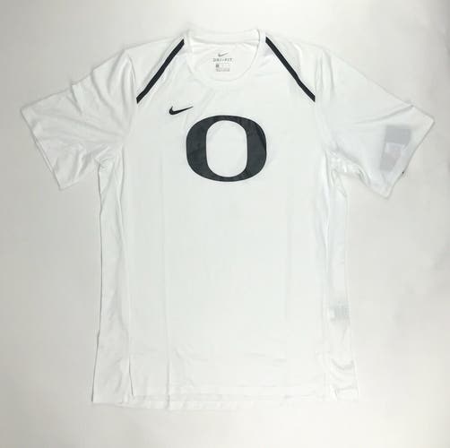 Nike Oregon Ducks SS Short Sleeve Training Shirt Men's Large White 930598