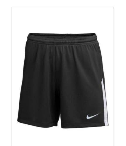 Nike Dry Knit 3.5" Soccer Training Short Women's Medium Black White BV6858-010