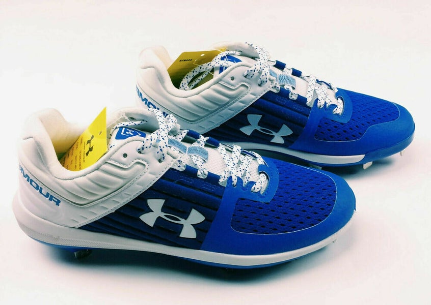 Under Armour Yard Low Baseball Training Cleats Men's US Size 9 Blue 3021711