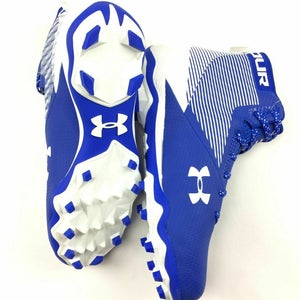 New Under Armour Men's US Size 9 UA Hammer MC Baseball Cleats Blue 1289775